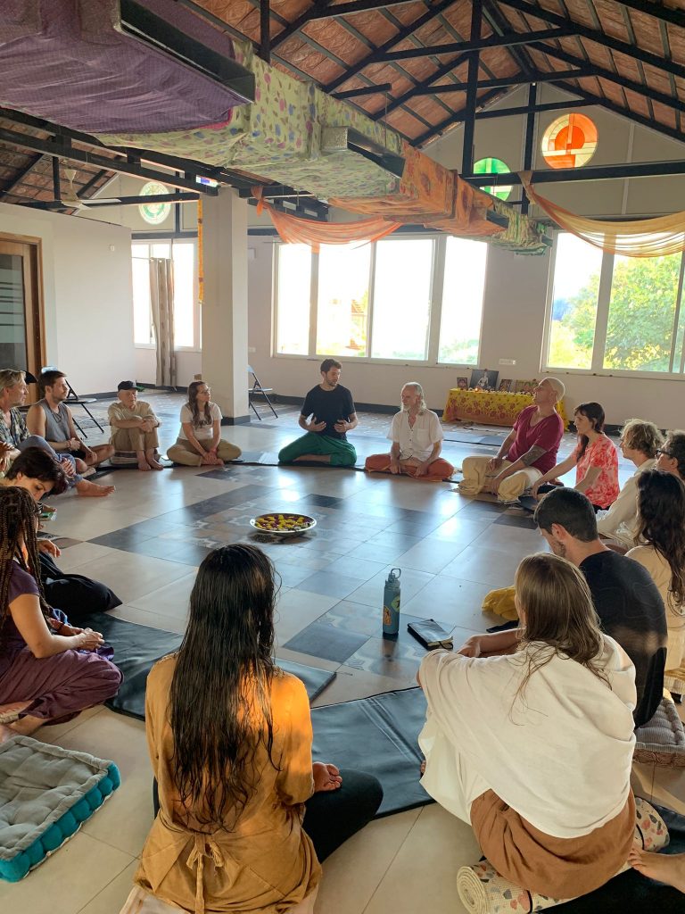 Satsang mit Werner, Tiruvannamalai